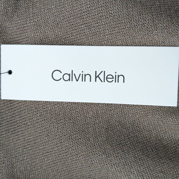 Calvin Klein Women's Knitted Sweaters Half Turtleneck Pulluver Size XL Brown - Picture 9 of 12